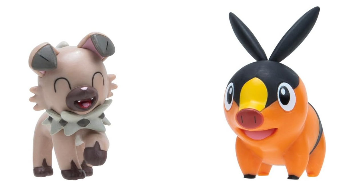 Pokemon Articulated Battle Figure - Tepig + Rockruff PKW3001/95007