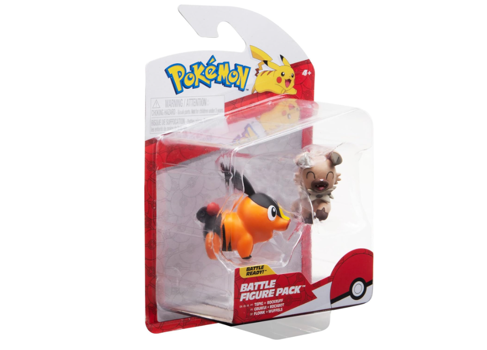 Pokemon Articulated Battle Figure - Tepig + Rockruff PKW3001/95007