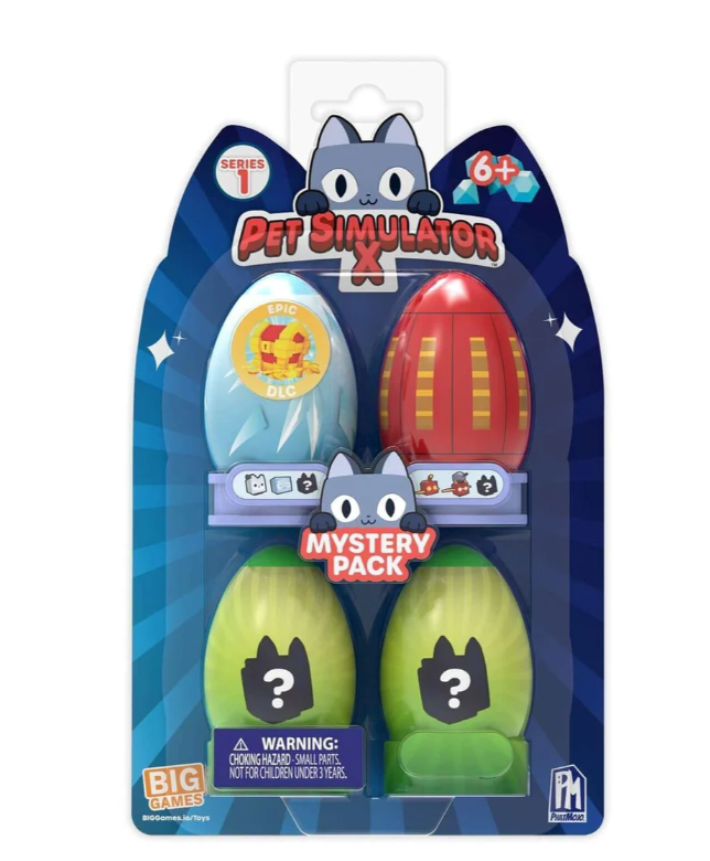 Pet Simulator X Mystery Pets 4-Pack 3inch CB1802
