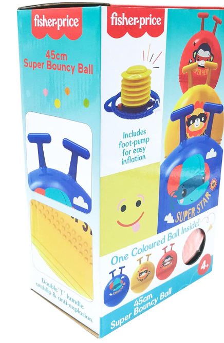 Fisher-Price Bouncy Ball with Pump 45cm F0960