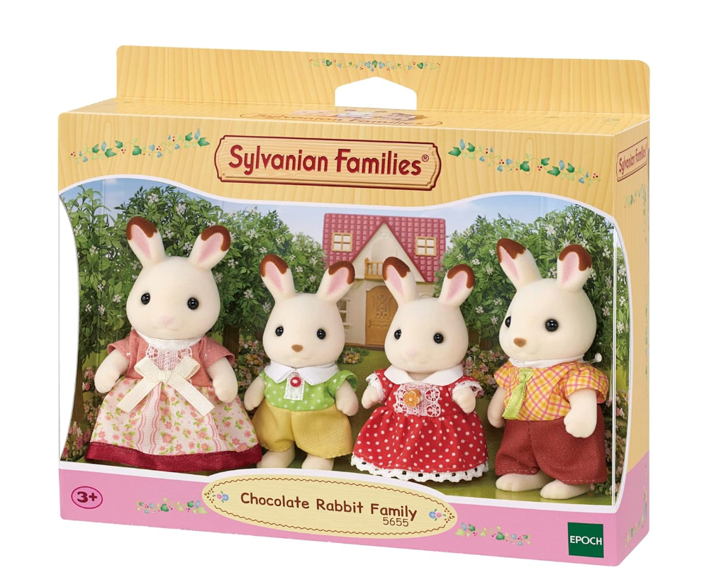 Sylvanian Families - Chocolate Rabbit Family 5655