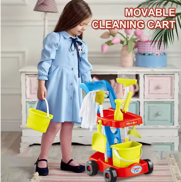 Play and Pretend Cleaning Trolley HJ611D