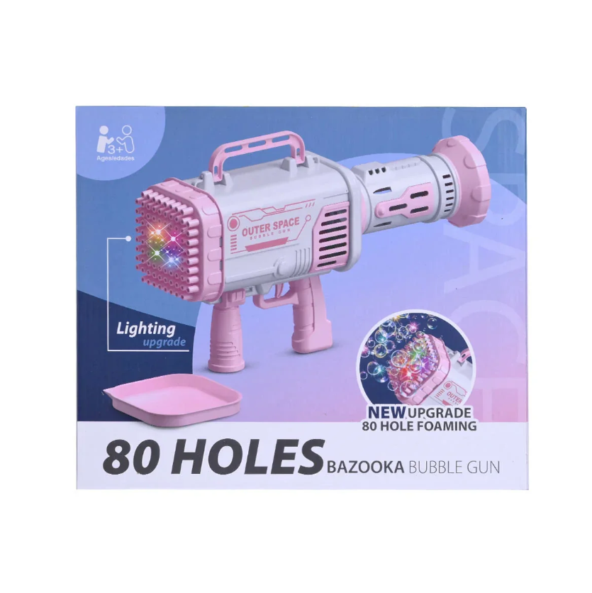 Bazooka Bubble Gun 80 holes P041/P042