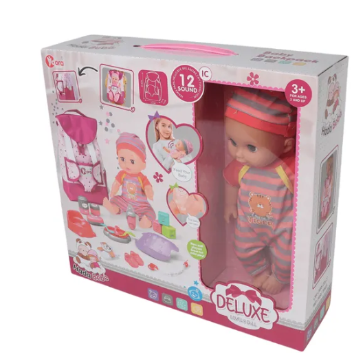 VDora Fashion Doll Baby Backpack 14inch 9801-8
