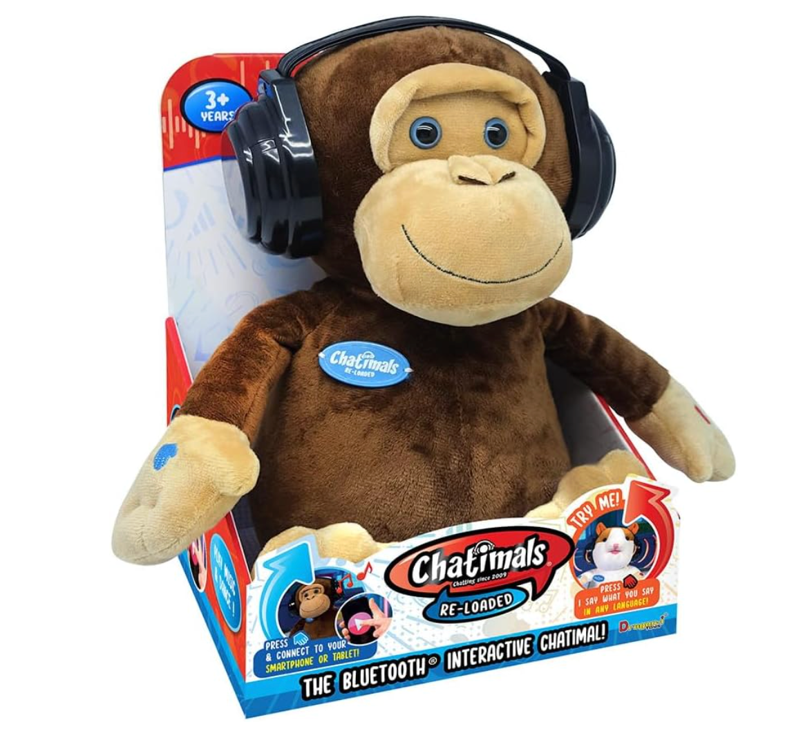 Chatimals Interactive Monkey Plush 80639