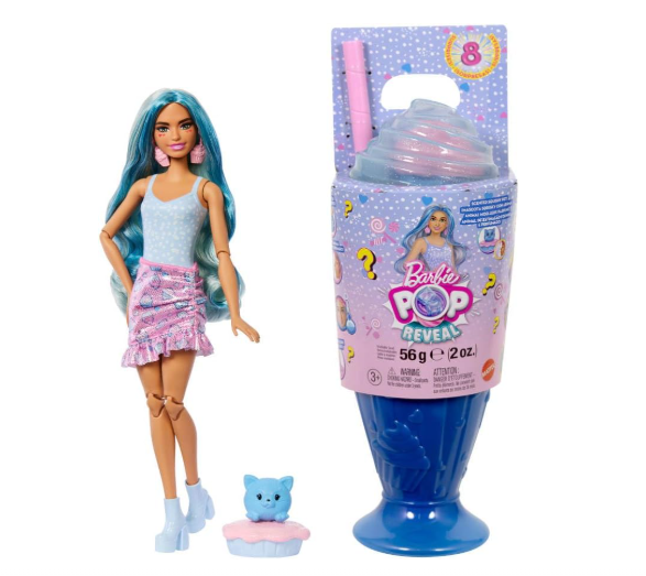 Barbie Pop Reveal Sweet Treats Series - Blue Hair JFY61
