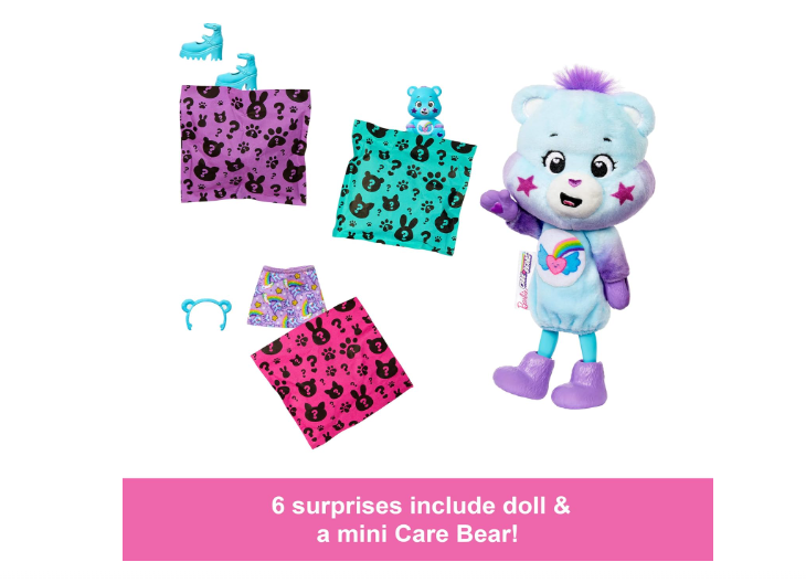 Barbie Chelsea Cutie Reveal Care Bears Series 2 Asstd. JGH75
