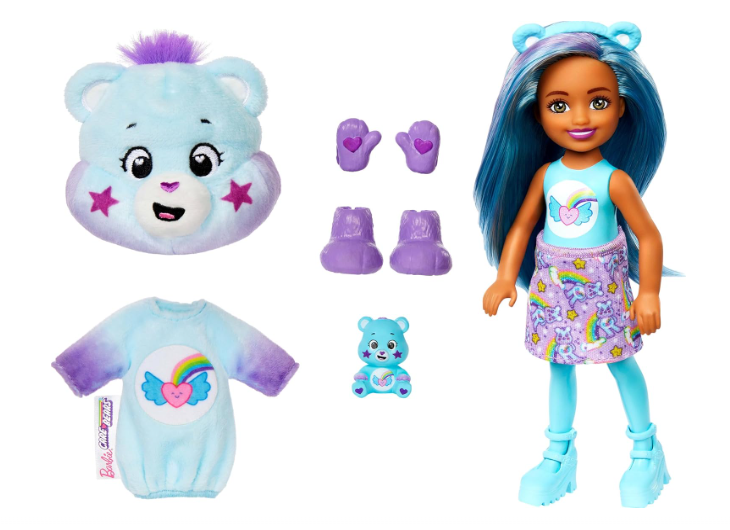 Barbie Chelsea Cutie Reveal Care Bears Series 2 Asstd. JGH75