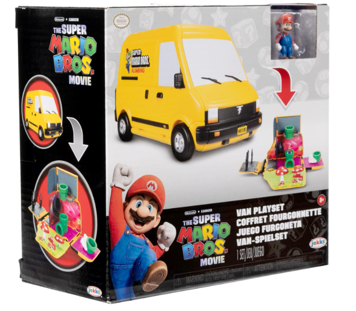 Nintendo Super Mario Bros. The Movie Van Playset 41713