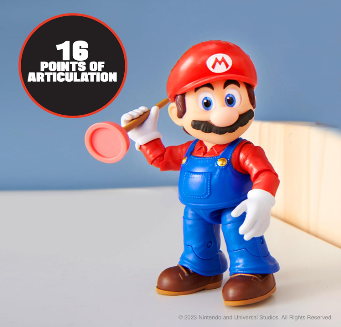 Nintendo The Super Mario Bros. Movie Figure - Mario 5inch 41716/41776