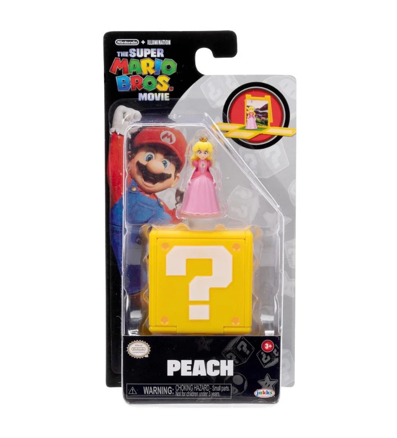 Nintendo The Super Mario Brothers Movie Mini Figure - Peach 3cm 41762/41650