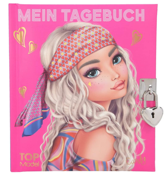 TOPModel Diary with Padlock Design 1 Seventies TM-12053