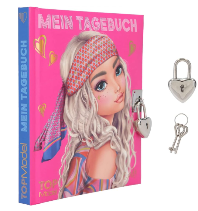 TOPModel Diary with Padlock Design 1 Seventies TM-12053
