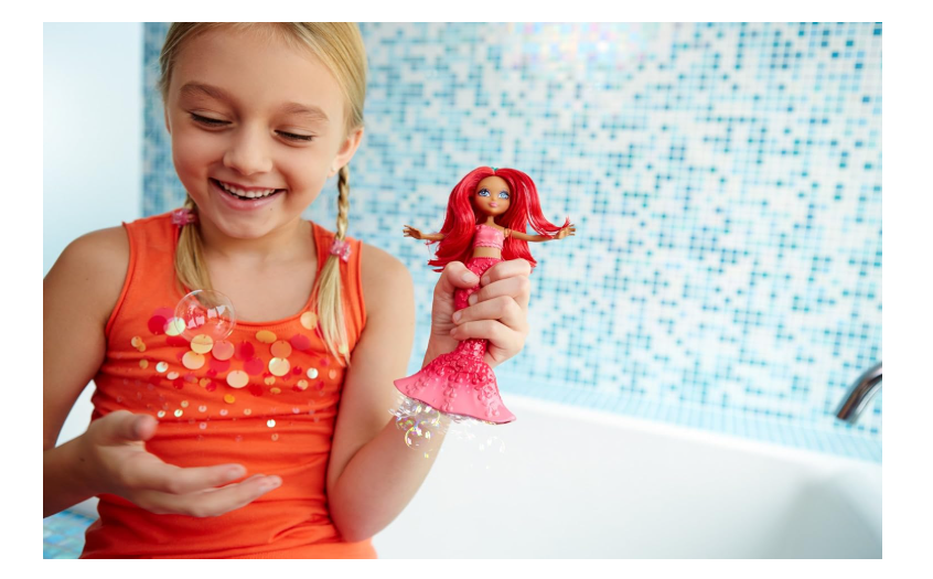 Barbie Dreamtopia Bubbles 'n Fun Mermaid Red Doll DVM97