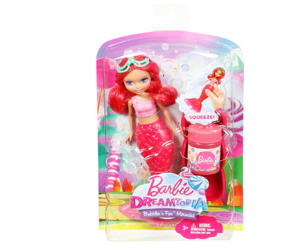 Barbie Dreamtopia Bubbles 'n Fun Mermaid Red Doll DVM97