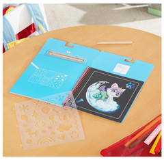 Melissa & Doug Paw Patrol Scratch Art Pad - Skye 33260