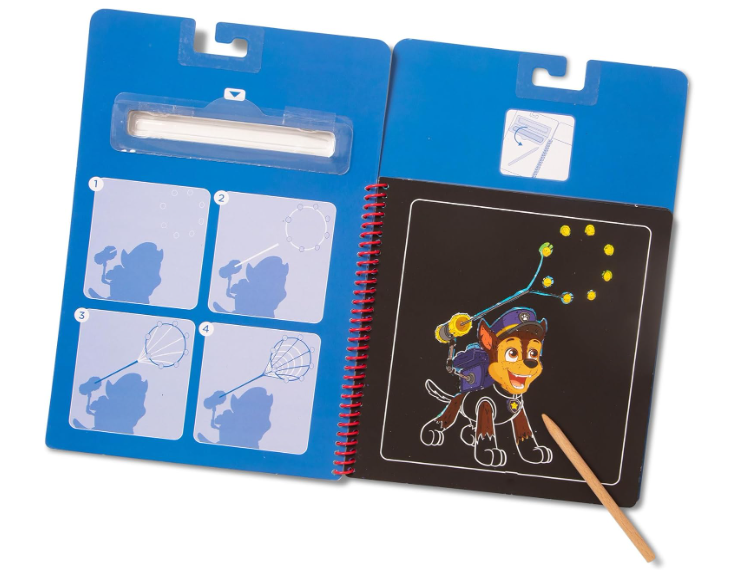 Melissa & Doug Paw Patrol Scratch Art Pad Chase 33259