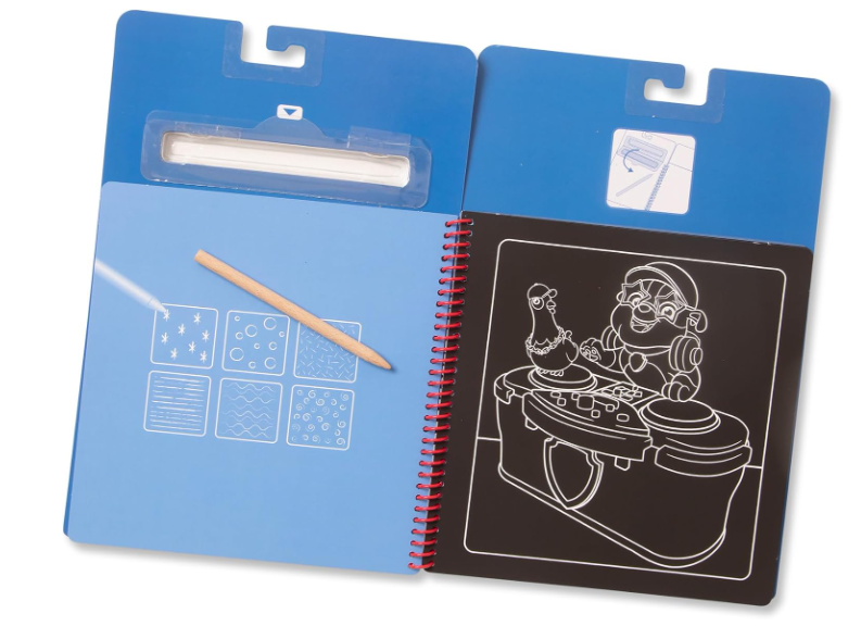 Melissa & Doug Paw Patrol Scratch Art Pad Chase 33259