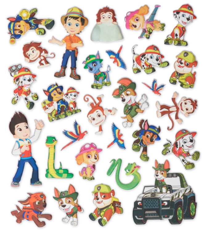 Melissa and Doug Paw Patrol Puffy Sticker Pad Jungle 33258