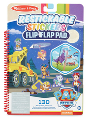 Paw Patrol Restickable Stickers Flip-Flap Pad Ultimate Rescue 33255