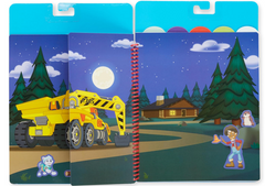 Paw Patrol Restickable Stickers Flip-Flap Pad Ultimate Rescue 33255