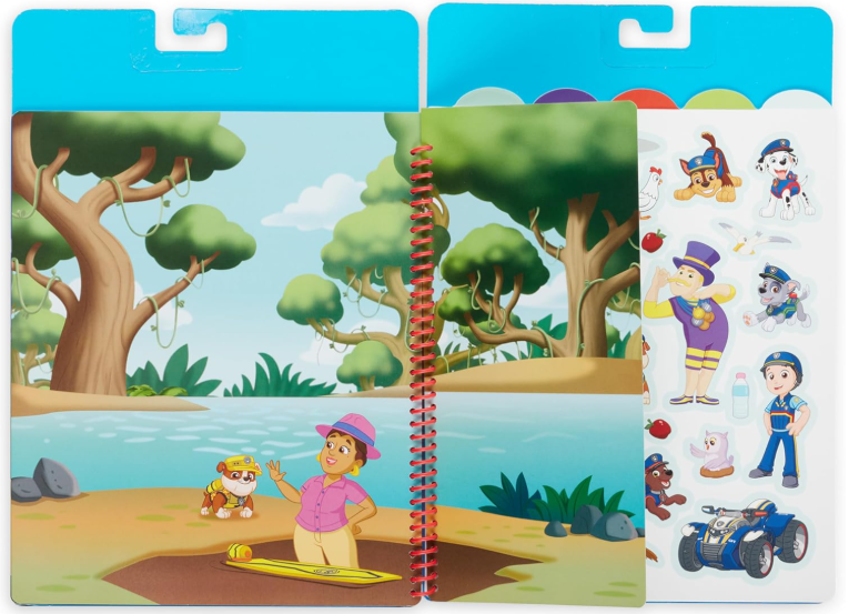 Paw Patrol Restickable Stickers Flip-Flap Pad Ultimate Rescue 33255