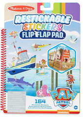 Melissa & Doug Paw Patrol Restickable Stickers Flip-Flap 33254