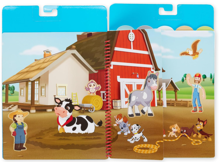Melissa & Doug Paw Patrol Restickable Stickers Flip-Flap 33254