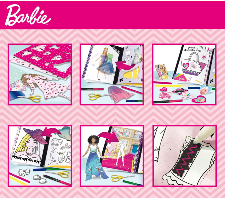 Lisciani Barbie Fashion School Magic Pens