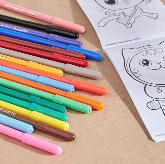 Sonic The Hedgedog Felt Tip Pens 90pcs 181229