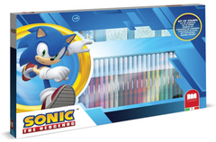 Multiprint Sonic The Hedgedog Felt Tip Pens 36pcs 571228