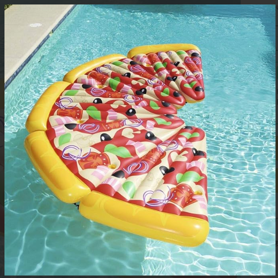 Bestway Inflatable Pizza Slice Pool Lilo Party Lounger Float 1.88mx1.30m 44038