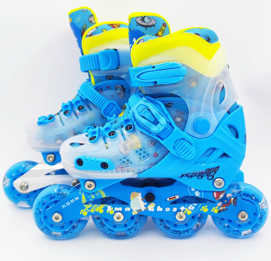 Skate Shoes Size 35-38 Blue Medium