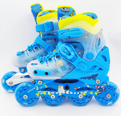 Skate Shoes Size 35-38 Blue Medium