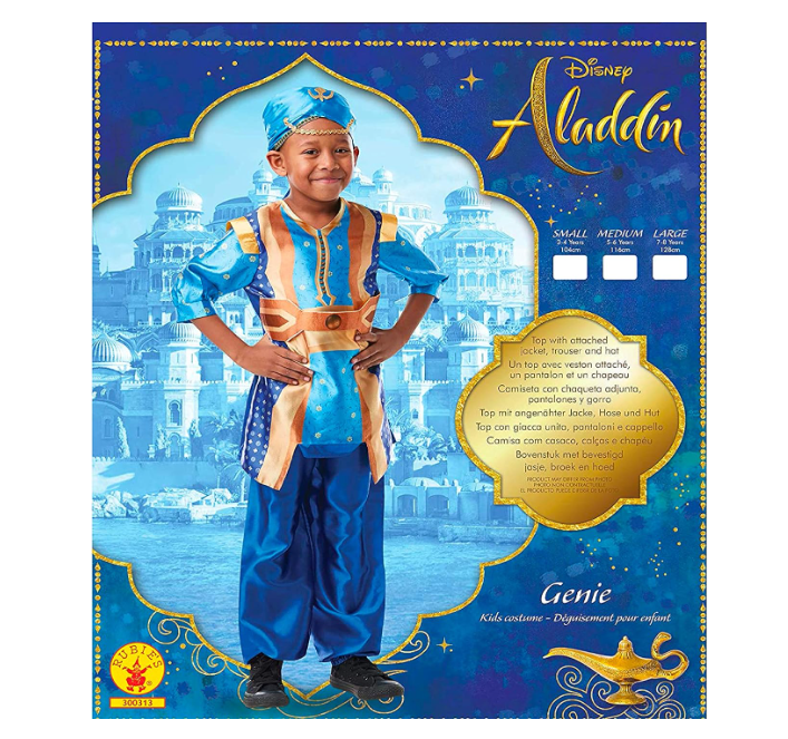 Rubies Disney Live Action Aladdin Genie Costume Medium 300313-M