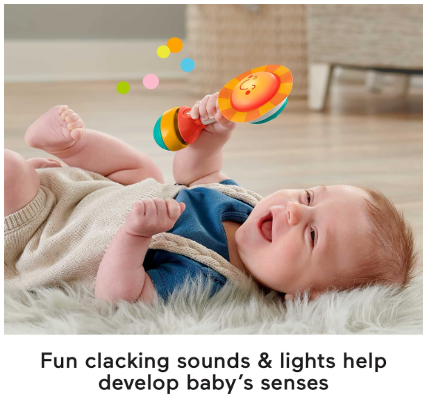 Fisher-Price Shake & Shine Sun Rattle HBP47