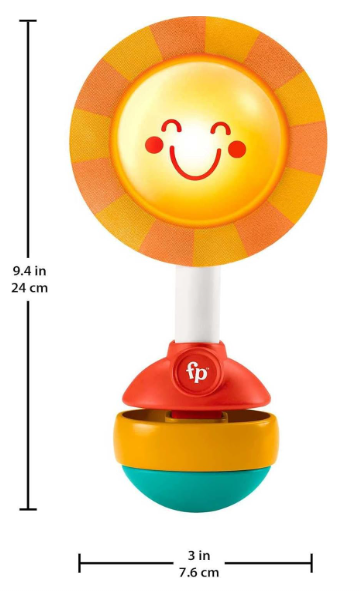 Fisher-Price Shake & Shine Sun Rattle HBP47