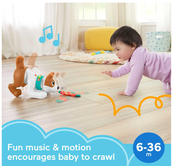 Fisher-Price 123 Crawl With Me Puppy HHH14