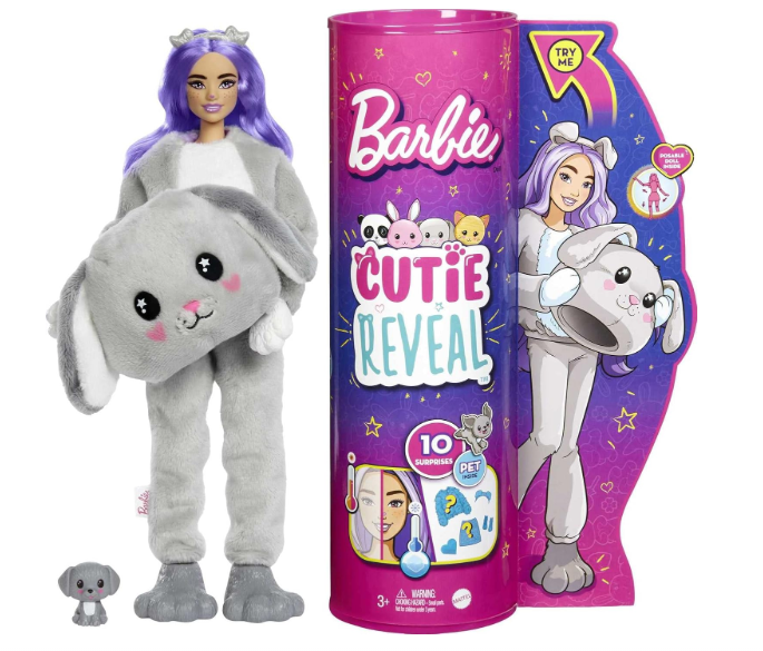 Barbie Cutie Reveal Doll Puppy HHG21