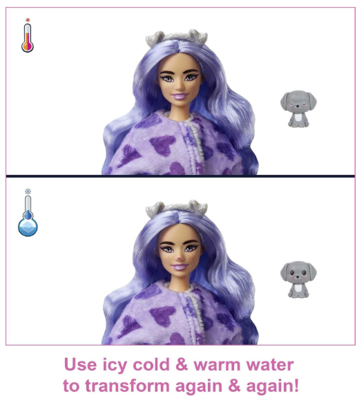 Barbie Cutie Reveal Doll Puppy HHG21