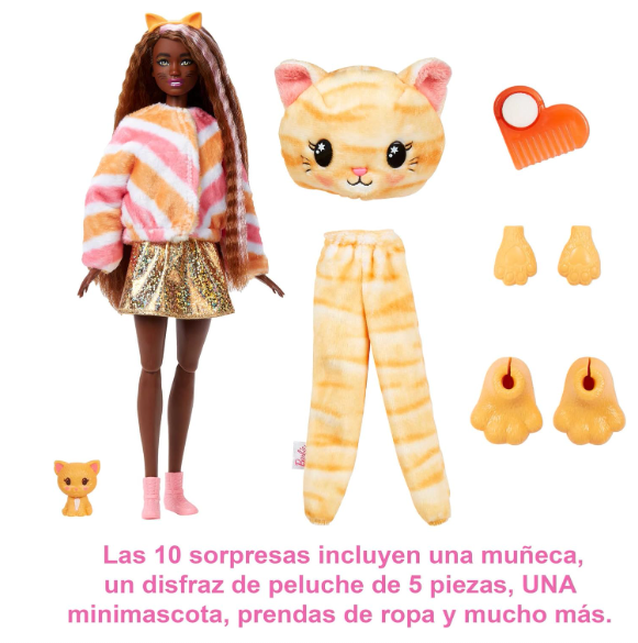 Barbie Cutie Reveal Doll Kitty HHG20
