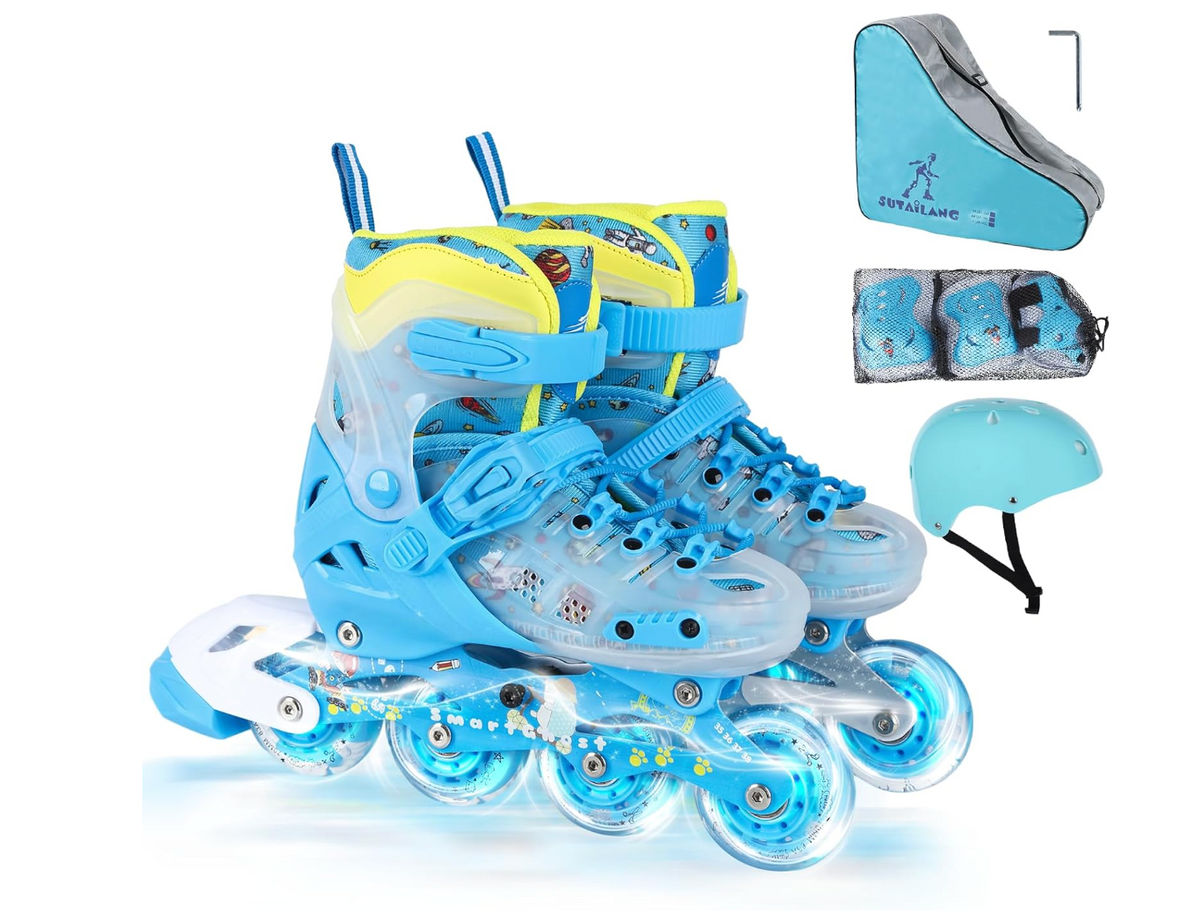 Skate Shoes Size 39-42 Blue Large