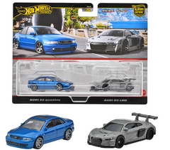 Hot Wheels Premium Car Culture Pack of 2 - Audi S2 Y & Audi R8 LMS HBL96/JDY82