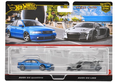 Hot Wheels Premium Car Culture Pack of 2 - Audi S2 Y & Audi R8 LMS HBL96/JDY82