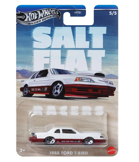 Hot Wheels Silver Series Salt Flat Racers 1988 Ford T-Bird HRT81/JBY85