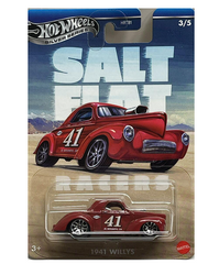 Hot Wheels Silver Series Salt Flat Racers 1941 Willys HRT81/JBY83