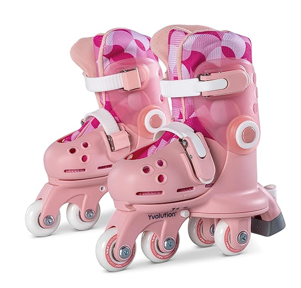 Y-Volution Twista Skates Pink 12J-3 YC01P4