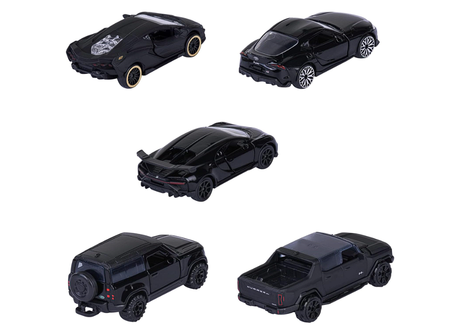 Majorette Black Edition Die-Cast 5-Pcs Giftpack 212053191