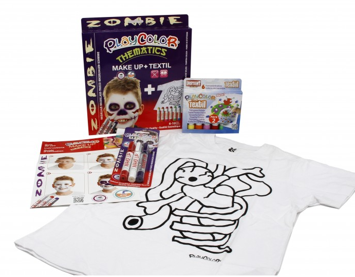 Playcolor Thematics Zombie Make Up + Textil One 58041