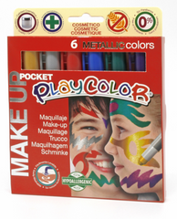 Playcolor Make Up Metallic Pocket 6pcs 01011